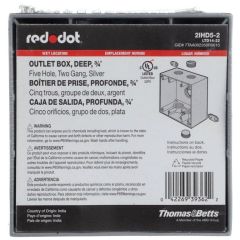 R-DOT 2IHD5-2 2G RT BOX W/5 3/4HUBS