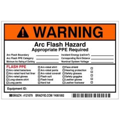 BRADS 121079 4X6 FLASH PROT LBL