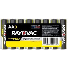 RAYOVAC ALAA-8J ALK AA IND BAT