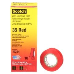 3M 35 RED-1/2X20FT CODE TAPE