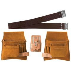 KLEIN 42244 LEATHER DBL POUCH