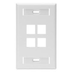 LEV 42080-4WS SG WALLPLATE W/D