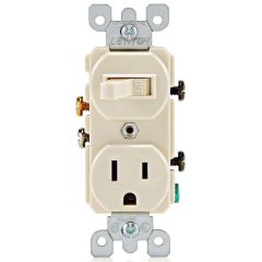 LEV 5225-T COMBO SW/RECEPT