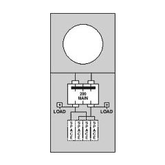 MIDWEST 200 AMP METER PEDESTAL