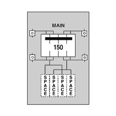MIDWEST U181C1 150A MB W/4SPCE