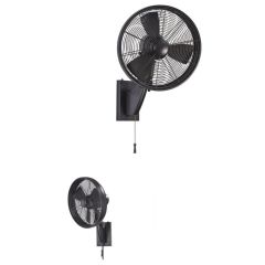 MINKA F307-MBK WALL MOUNT FAN