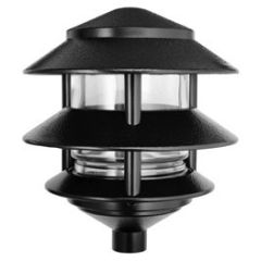 RAB LL322B/F13 3-TIER BLK LAWN