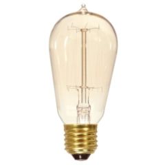 SATCO S2423 60W CLEAR INC LAMP