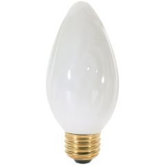 SATCO S2764 25W F-15 MED 120V WHITE LAMP