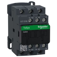 SQD LC1D18B7 CONTACTOR 600VAC