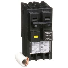 SQD HOM220GFI MINIATURE CIRCUIT BREAKER 120/240V 20A