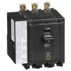 SQD QOB3601021 3P-240V-60A CB