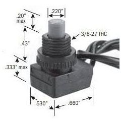 SEL-SW SS101-BG 3A SPST PB SW